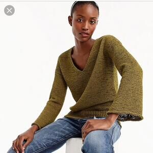 J. Crew Flared Sleeve Swing Sweater XS NWOT